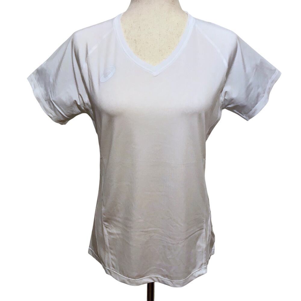 ASICS NWT Shorts Sleeves Spin Serve Volleyball Jersey Women M
